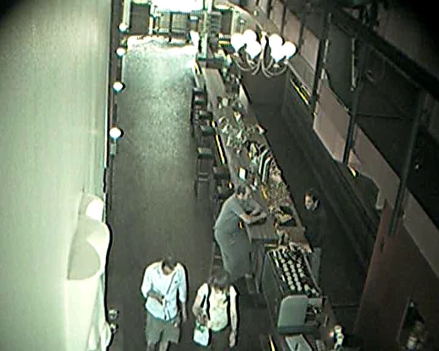 !Mediengruppe Bitnik - Still from Surveillance Camera Footage in Restaurant, Essen City Center, 2010