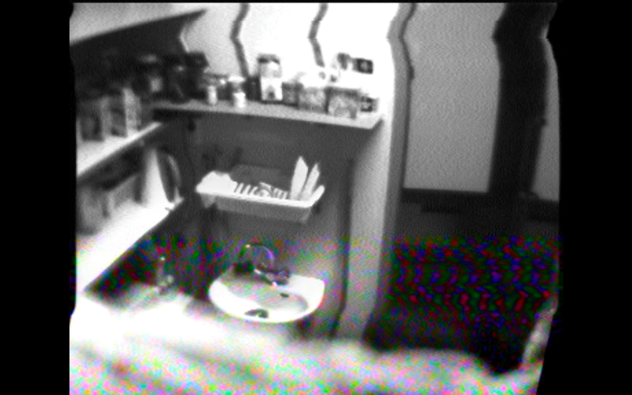 !Mediengruppe Bitnik - Still from Surveillance Camera Footage of staff kitchen in a shop, Rotterdam, 2008 